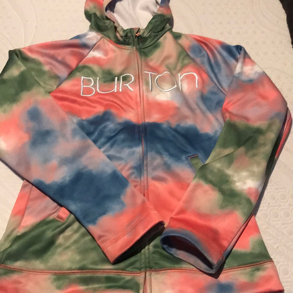 Burton zip up hoodie